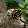 Blooming Rose Ring - Dark Cast Studio