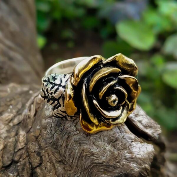 Blooming Rose Ring - Dark Cast Studio