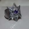 Unicursal Hexagram Ring - Dark Cast Studio