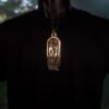 Seth Hieroglyph Kartusche Necklace - Dark Cast Studio