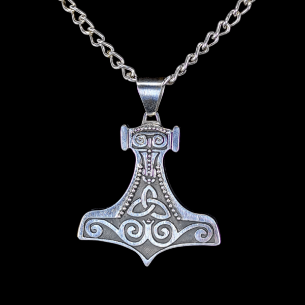 Thor Hammer Necklace - Dark Cast Studio