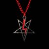 Lightning Bolt Satanic Pentagram - Dark Cast Studio