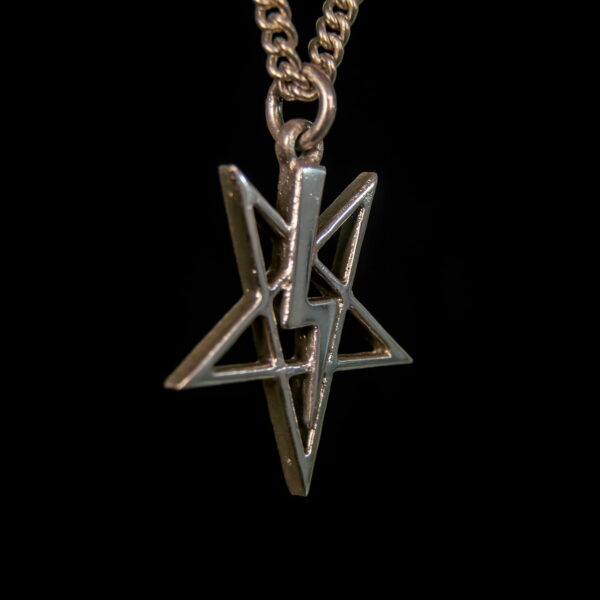 Lightning Bolt Satanic Pentagram - Dark Cast Studio