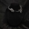 Short tailed dragon necklace choker - Dark Cast Studio