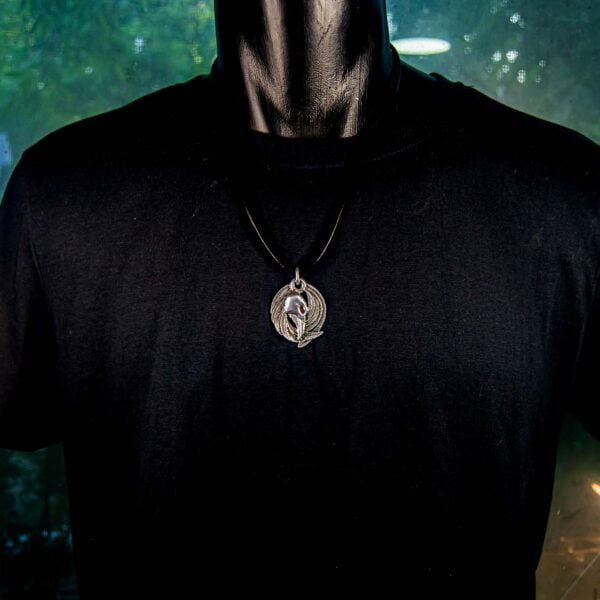 Nordic Raven Pendant Necklace - Dark Cast Studio