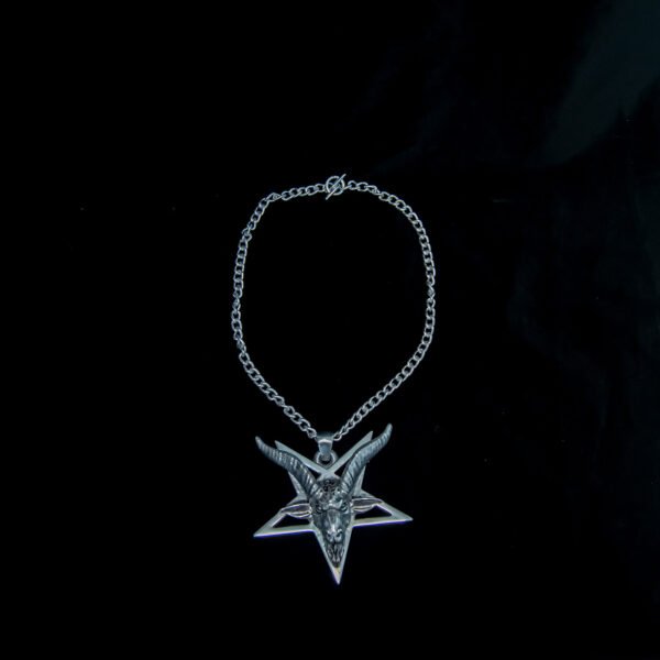 Big Baphomet Gout Head Necklace - Dark Cast Studio