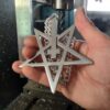 Big Pentagram With Inverted Cross Necklace - Dark Cast Studio