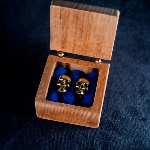 Skull Cufflinks - Dark Cast Studio