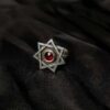 Star Of Babalon Ring - Dark Cast Studio