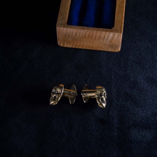 Skull Cufflinks - Dark Cast Studio