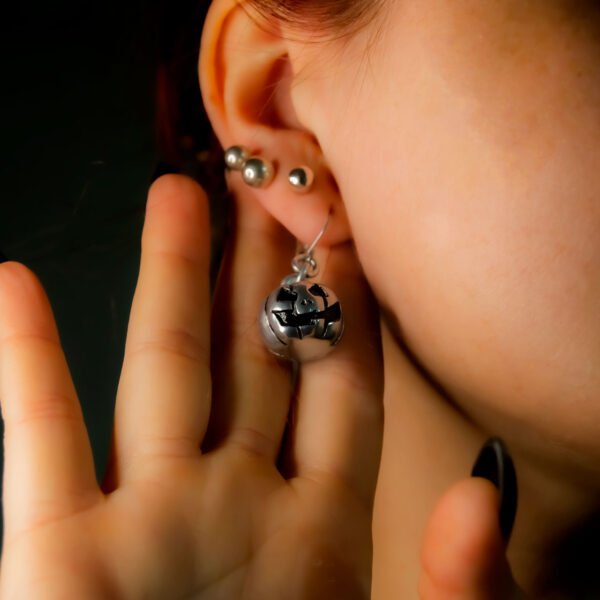 Jack'o Lantern Earrings - Dark Cast Studio