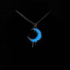 Melting Crescent Moon Glow In The Dark - Dark Cast Studio