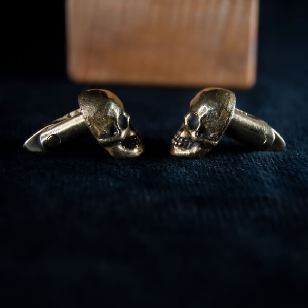 Skull Cufflinks - Dark Cast Studio