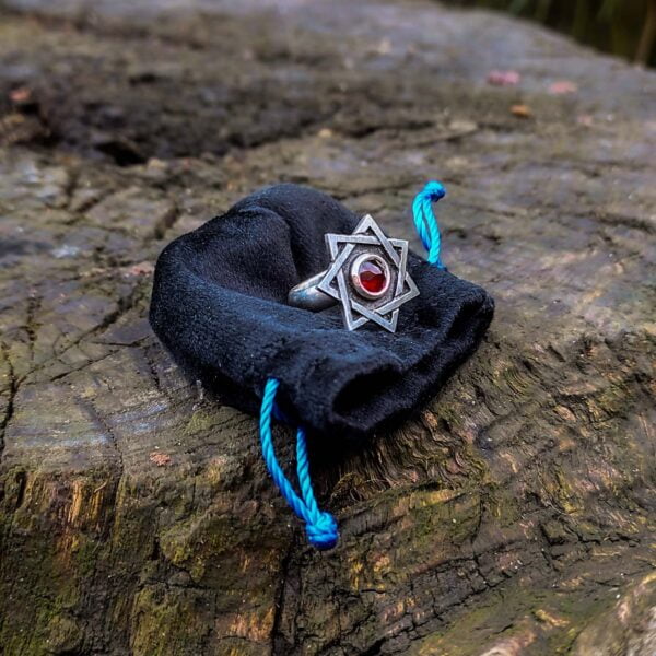 Star Of Babalon Ring - Dark Cast Studio