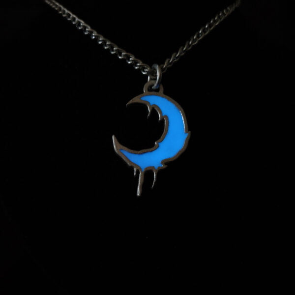 Melting Crescent Moon Glow In The Dark - Dark Cast Studio