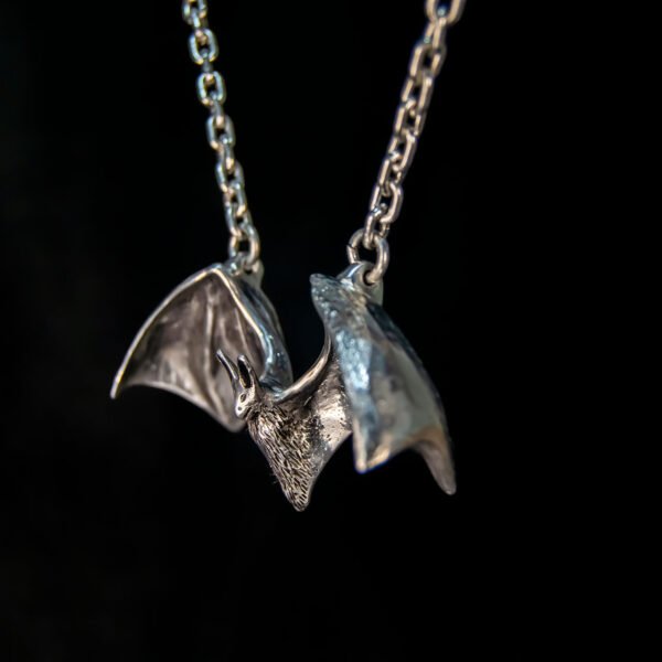 Bat Necklace - Dark Cast Studio