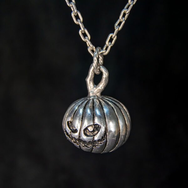 Spooky Jack'o Lantern Necklace - Dark Cast Studio