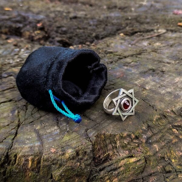 Star Of Babalon Ring - Dark Cast Studio