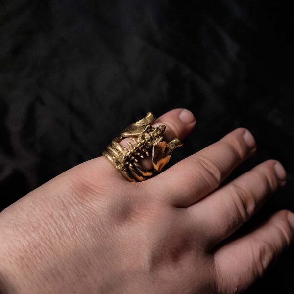 Human Torso Ring - Dark Cast Studio