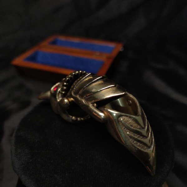 Vampire Armor Articulated Finger Claw Ring - Dark Cast Studio