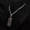 Double Sided Seth Hieroglyph Kartusche Necklace - Dark Cast Studio