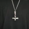 Big Inverted Crucifix Necklace - Dark Cast Studio