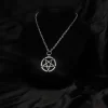 Satanic Inverted Pentagram Necklace - Dark Cast Studio